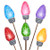 Stake, Bulb Purple Medium