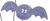 Stake, Glitter Bat, PURPLE