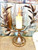 Candle Holder, Laurel Wreath Hurricane 13"