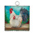 *NEW*  Gallery Art, Rooster & Hen 6x6