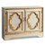 Cabinet, Distressed Gold Detail 47.25"