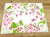 Placemat, Plush Pink Botanical Garden