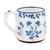 Mug, All Over Blue Floral Mug
