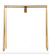 Gallery Art Stand, Gold