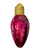 Ornament, Snazzy Sequin Light Bulb Hot Pink 7" Ornament, Snazzy Sequin Light Bulb Hot Pink 7"