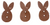 Magnet, Pink Polka-Dot Egg With Bunny Ears