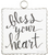 Gallery Art, Mini "Bless Your Heart" 6x6