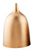 Vase, Gold Brass Hollow Bottom, Large
