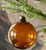 Ball Ornament, Recycled Dark Brown 4"