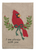 Towel, Embroidered Cardinal on Branch