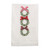 Hand Towel, Three Embroidered Wreaths