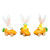 Bunnies In Carrot Cars ASST