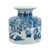 Vase, Wide Mouth Chinoiserie Floral/Bird