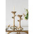 Candle Holder, Tree Gold With Birds