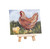 Plaque on Easel, Farm Chicken and Chick