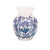 Vase, Blue Floral Flourish
