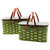 Green Metal Basket LARGE