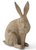 Rabbit, Weathered Gold Speckled TALL