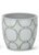 Pots, Green & White Ceramic Pots W/ Drain