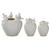 Vase, Cream Ceramic Bird Rim