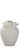 Vase, Cream Ceramic Bird Rim SMALL