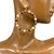 Earrings,  Black and White Circle