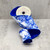 Ribbon, Blue/White Canvas Toile