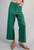 Pants, Green High Waist Wide Leg