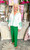 Pants, Green High Waist Wide Leg