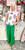 Pants, Green High Waist Wide Leg