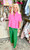 Pants, Green High Waist Wide Leg