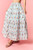 Skirt, Blue and White Check With Pink Ric Rac and Flowers