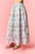 Skirt, Blue and White Check With Pink Ric Rac and Flowers