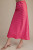 Skirt, Silk Pink and Red Diagonal Stripe