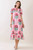 Dress, Pink With Darker Pink Flowers and Green Stem