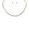 Necklace, Small Moonstone Irridescent Round Stones