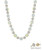 Necklace, Irridescent Round Rhinestones
