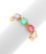 Bracelet, Large Round Pastels, Stretchty Bracelet