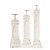 White Washed Architectural Candleholder, SMALL- Larger Set