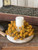 *NEW* Candle Ring, Russet Cone Orange Hopps