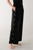 Pants, Black Side Metal Button Wide Leg