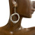 Earrings, Silver Circle