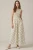 Dress, Sleeveless Polkadot Smocked Top Midi
