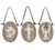 Ornament, Religious Mango Wood Assorted