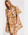 Dress. Orange Multi-Color Fall