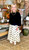 Skirt, Ivory/Black Polka-Dot
