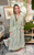 Dress, Striped Green and Ivory Maxi