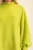 Shirt, Oversized Mock Neck Lime Green