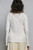 Shirt, Ivory Ribbed Vintage V-Neck
