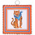 Mini Gallery, Navy & Orange Tiger 6x6